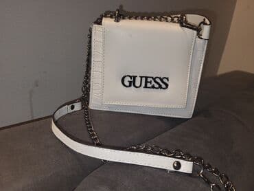 smaragdno zelena torbica: Torba za rame, Guess, Materijal: Koža — 1