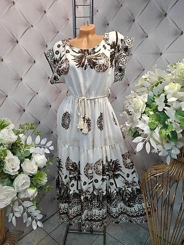 Boho maxi haljina sa tropskim printom - Dužina: maxi, sa slojevitim na lalafo.rs Boho maxi haljina sa tropskim printom - Dužina: maxi, sa slojevitim