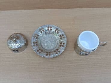 Ostali predmeti za umetnost i kolekcionarstvo: Lux Turska šoljica za kafu 1 EXLUZIVNA šoljica za Tursku Kafu — 4