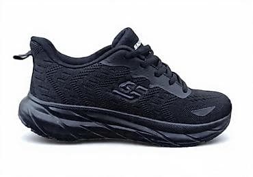 skechers patike zenske crne: Crne sportske patike sa povišenim đonom - Dizajn: jednobojne crne — 1