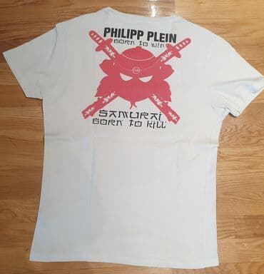 muške zimske jakne c a: PHILIPP PLEIN bela muška majica na V izrez. L velicina. Pazuh 49 cm — 4