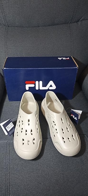 dm papuce za plazu: Fila klompe/sandale – bež - Model: Fila penušaste klompe sa — 7
