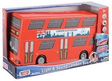 Metalni autobus sa svetlom i zvukom – London Bus 12″ Vizuelno