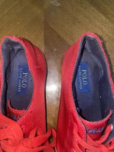 nike air max command leather: Polo Ralph Lauren patike – crvene - Model: niske patike sa pertlama - — 2