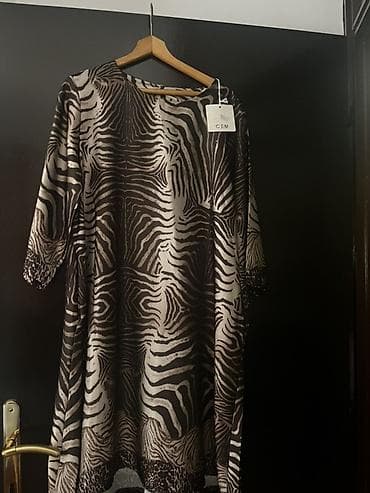 suknja leopard print: Haljina CEM sa animal printom (zebra) - Brend: CEM (originalna — 4