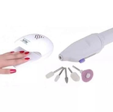 Setovi za manikir i pedikir: Set za manikir i pedikir Nail decorator + lampa za brzo sušenje — 2