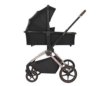 brushalter za dojenje: KIKKA BOO Kolica KARA black set 2u1 sa tvrdom korpom – SKU: KKB2 — 8