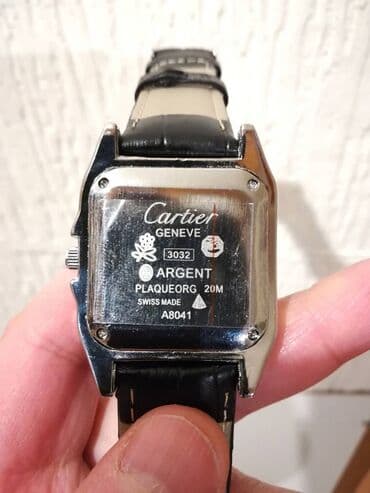 srebrne visece mindjuse: Klasični sat, Cartier, Ženski — 5