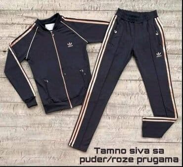 jakna sa prirodnim krznom: Adidas, Prugasti, bоја - Šareno — 3