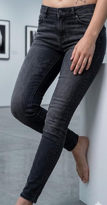 Ženske skinny farmerke – tamnosive/ugalj isprane - Kroj: skinny/uz na lalafo.rs Ženske skinny farmerke – tamnosive/ugalj isprane - Kroj: skinny/uz