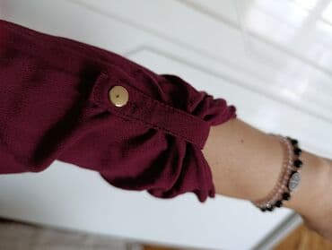 crop top c a: Atmosphere, L (EU 40), Jednobojni, bоја - Bordo — 3