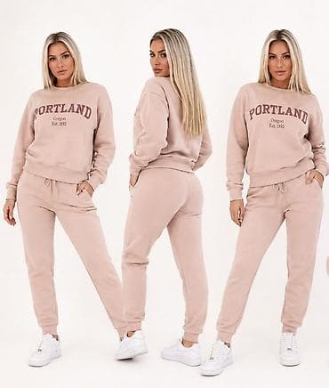 nike fleece komplet: Dukserica i donji deo trenerke – komplet “PORTLAND” - Dvodijelni — 3