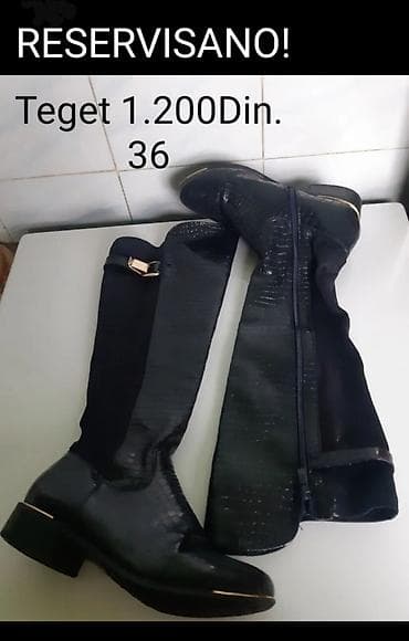 nike 2400: High boots, 36, color - Blue — 8