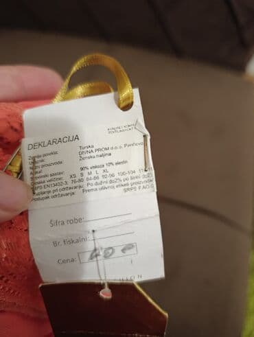 kućna haljina: M, bоја - Narandžasta — 5