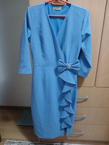 Ski suits: Etro L, color - Light blue, Cocktail, Other sleeves — 1