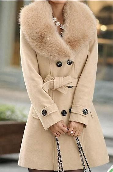 kapa peaky blinders: Ženski elegantni kaput sa krznenom kragnom ik - Model: duži kaput — 3