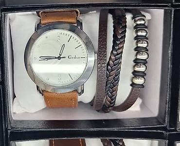 muški kaput: Set: Narukvica, Materijal: Koža — 5