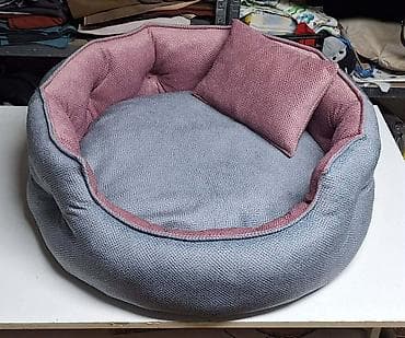 Krevet okrugli za kućne ljubimce. Udoban,dubok ležaj sa