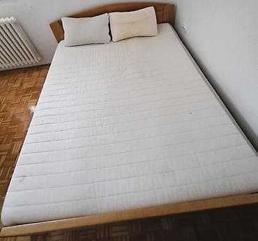 dormeo prostirka za bracni krevet: Prodajem veliki bracni krevet, sa dusekom, dimenzija 160x200 cm — 1