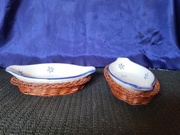 silikonski set za kuhinju: Porcelanske nove,vintaz posude. Posude za soseve — 4