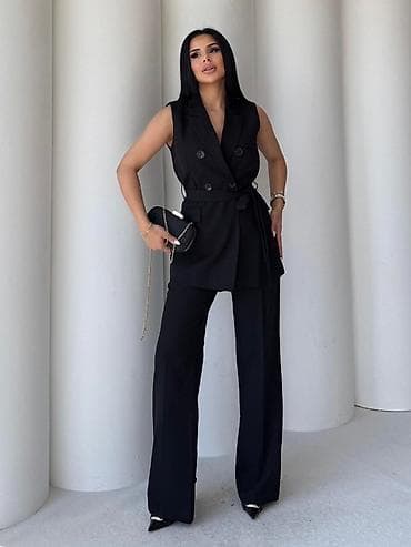 baletanke beograd: 🔥Ženski elegantni komplet – bez rukava, sako prsluk + pantalone ✅3400 — 2