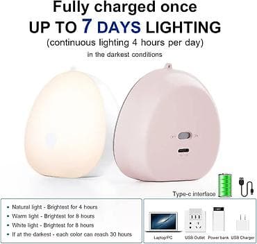 merix prasak 12 kg cena: Prenosiva noćna lampa sa podešavanjem svetline - Kompaktna i lagana — 5