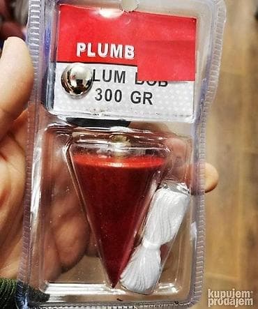 Zidarski visak sa kanapom i pločicom 300 grama. Novo,nekorisceno