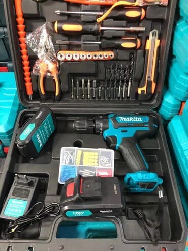 hilti 12v set: Makita srafilica sa alatom. Novo — 1