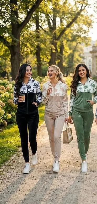 Dvod elni ženski trenerka komplet sa kapuljačom - Gornji deo