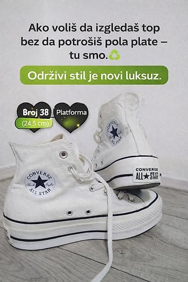 Converse Chuck Taylor All Star platform patike – visoki model - Boja