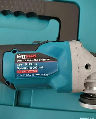 Hand Tools: Set akumulatorskih alata HITMAN – 62V Sadržaj kompleta: - Ugaona — 4