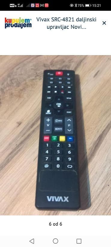 gps navigacija za auto: Vivax SRC-4821 daljinski upravljač za TV - Model: SRC-4821 (oznaka na — 5