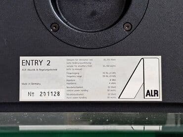 bluetooth zvucnici cena: ALR Entry 2 Dvosistemski bookshelf zvučnici (par) - Konfiguracija — 10