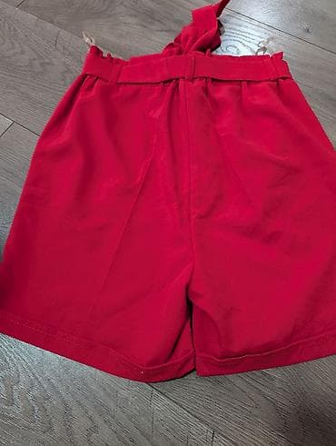 bermude sa dzepovima: Ženske šorts pantalone – crvene, EVIA RO - Brend: EVIA RO (etiketa na — 2