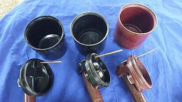 harmonika za levoruke: Crveni bakelit Crni bakelit Vintage bakelit Pumpa za zaprašivanje — 9