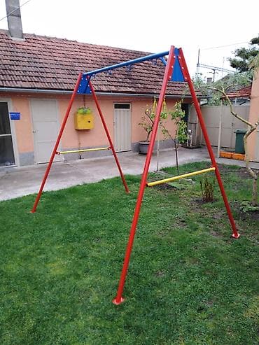 pcelinji vosak za namestaj: Metalna konstrukcija za dvorišne ljuljaške - Masivni čelični ram u — 7