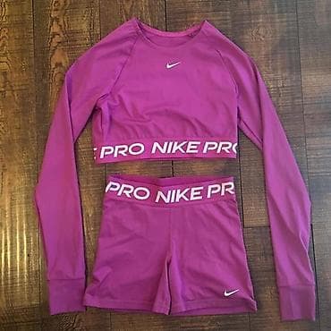 massimo dutti sako zenski: Nike Pro ženski sportski komplet – dugi top i šorts - Boja — 1