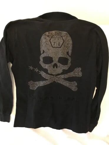 trapstar duks: Original PHILIP PLEIN duks L 100% cotton Ramena 48cm, duzina 75cm — 4