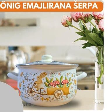 prodaja motornih testera: 🐰 Emajlirana Šerpa König sa Zekama – Slatki Dizajn i Vrhunski — 2