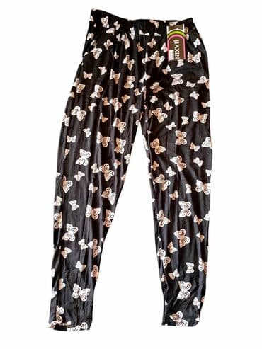push up pantalone: Regular rise, Palazzo — 1