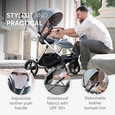 Kolica za bebe: Kikkaboo kolica Chiara 3in1 set sa i-Size autosedištem i tvrdim — 5
