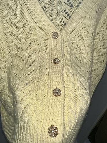AMISU Knitwear ženski kardigan - Model: kardigan na kopčanje - — 4
