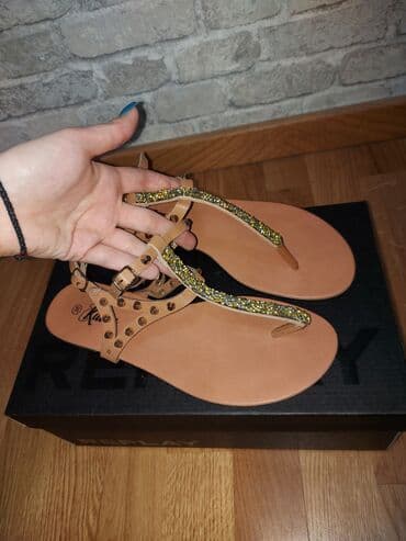 svilene ešarpe beograd: Sandals, 38 — 1