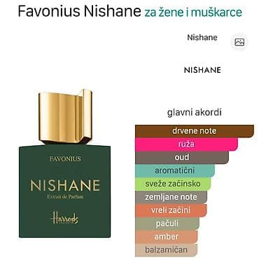 Muška obuća: Na slici je prikazan Nishane Favonius Extrait de Parfum, luksuzni — 1