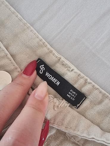 Sakoi: Ženske cargo pantalone – bež/peščana boja - Brend: 4S Women (etiketa — 2