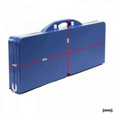 prenosivi rostilj: Baštenska ganitura, Plastika, bоја - Svetloplava, Novo — 3