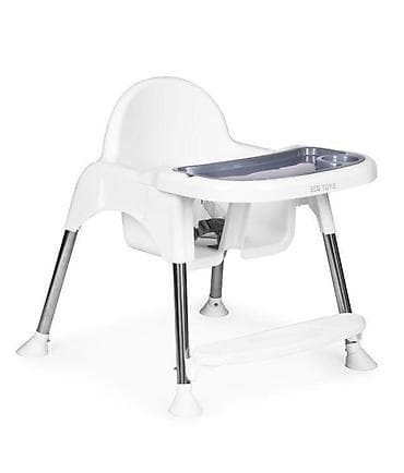 Hranilice: EcoToys Hranilica za decu 2u1 sa postoljem i pojasima – WHITE Šifra — 4