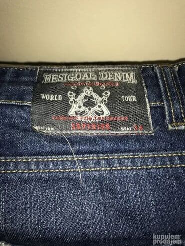 Lepota i nega: Original DESIGUAL farmerice 34 KAO NOVE 100% cotton Polustruk — 1