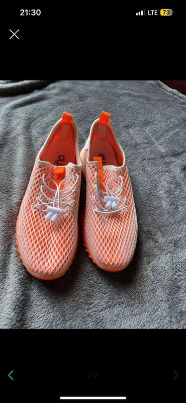 papuce sa cirkonima: 39, color - Orange — 1