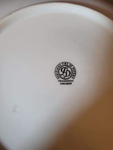 Ostali antikviteti: Servis za torte,kolace iz 1945 do 1958godine. Bohemija Carlsbad — 5